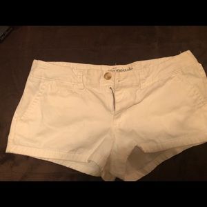 Aeropostale Juniors White Shorts